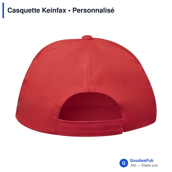 Casquette personnalisable en RPET avec logo - Casquette Keinfax - Image 4