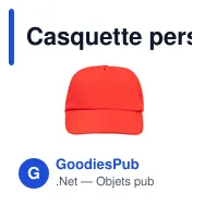 Casquette personnalisable en RPET avec logo - Casquette Keinfax - Miniature 5