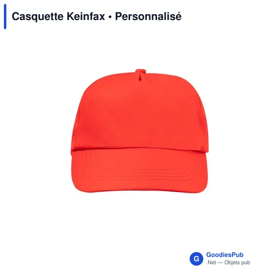 Casquette personnalisable en RPET avec logo - Casquette Keinfax - Image 5