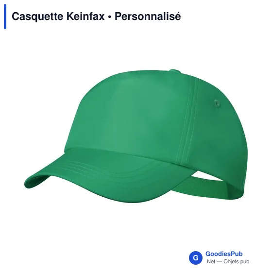 Casquette personnalisable en RPET avec logo - Casquette Keinfax - Image 7