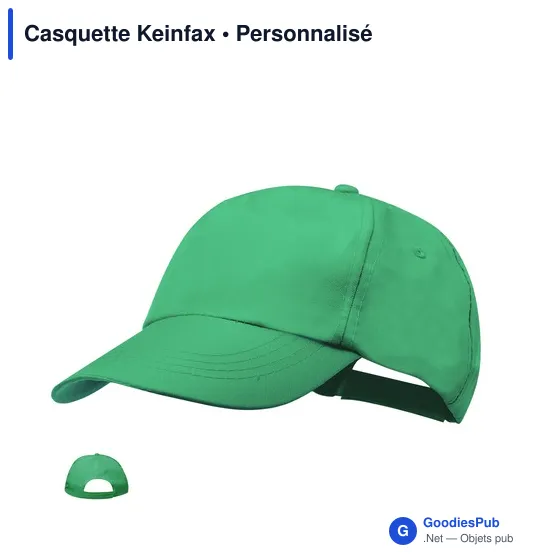 Casquette personnalisable en RPET avec logo - Casquette Keinfax - Image 8