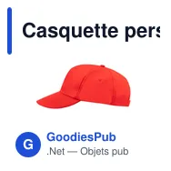 Casquette personnalisable en RPET avec logo - Casquette Keinfax - Miniature 9