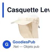 Casquette Levant - Miniature 1