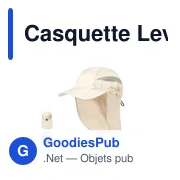 Casquette Levant - Miniature 2