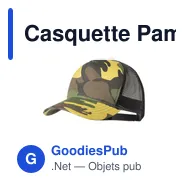 Casquette Pamper - Miniature 3
