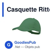 Casquette Rittel - Miniature 1