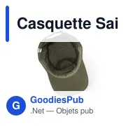 Casquette personnalisable Saigon avec logo - modèle militaire - Miniature 4