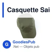 Casquette personnalisable Saigon avec logo - modèle militaire - Miniature 5