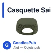 Casquette personnalisable Saigon avec logo - modèle militaire - Miniature 6