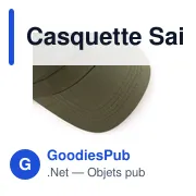 Casquette personnalisable Saigon avec logo - modèle militaire - Miniature 7