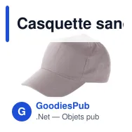 Casquette sandwich en coton Beau - Miniature 1