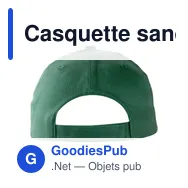 Casquette sandwich en coton Beau - Miniature 5