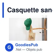 Casquette sandwich en coton Beau - Miniature 7