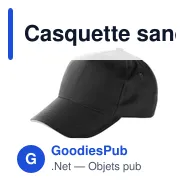 Casquette sandwich en coton Beau - Miniature 9