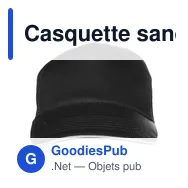 Casquette sandwich en coton Beau - Miniature 10