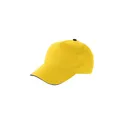 Variante jaune - Casquette sandwich en coton Beau