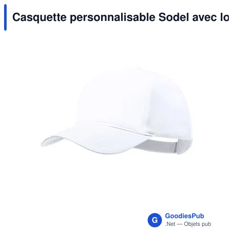 Casquette personnalisable Sodel avec logo - 5 panneaux
