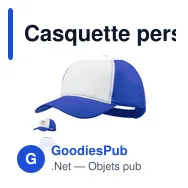 Casquette personnalisable Sodel avec logo - 5 panneaux - Miniature 7