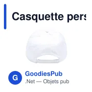 Casquette personnalisable Sodel avec logo - 5 panneaux - Miniature 10