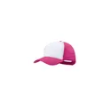 Variante fuchsia - Casquette personnalisable Sodel avec logo - 5 panneaux