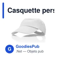 Casquette personnalisable enfant avec logo | Gefrei - Miniature 1