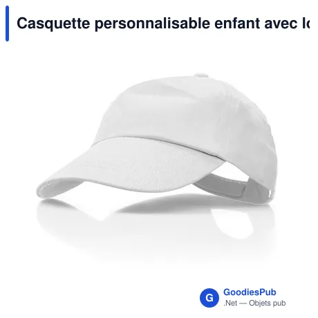 Casquette personnalisable enfant avec logo | Gefrei