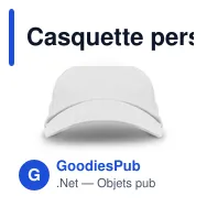 Casquette personnalisable enfant avec logo | Gefrei - Miniature 2