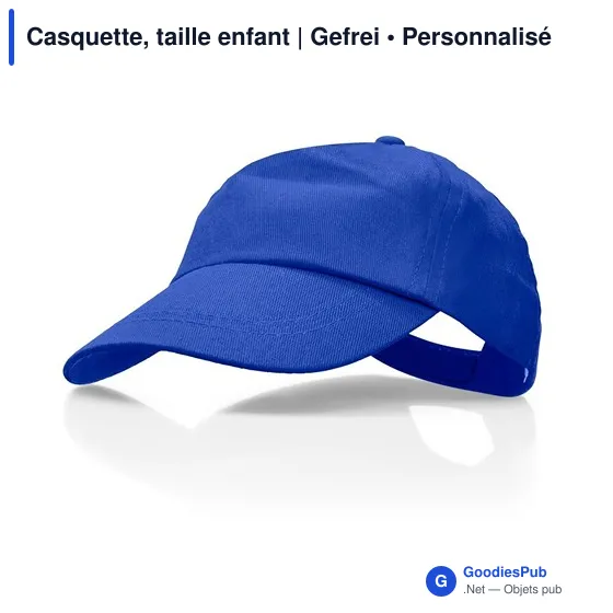 Casquette personnalisable enfant avec logo | Gefrei - Image 11
