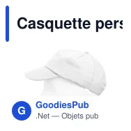 Casquette personnalisable enfant avec logo | Gefrei - Miniature 5