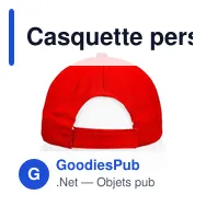 Casquette personnalisable enfant avec logo | Gefrei - Miniature 9