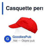 Casquette personnalisable enfant avec logo | Gefrei - Miniature 10