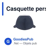 Casquette personnalisable Yilmur avec logo - Polyester résistant - Miniature 11