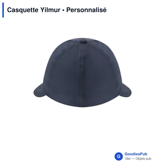 Casquette personnalisable Yilmur avec logo - Polyester résistant - Image 11