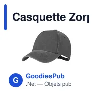 Casquette Zorp - Miniature 1