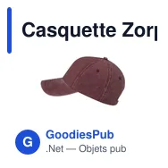 Casquette Zorp - Miniature 4