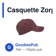 Casquette Zorp - Miniature 5
