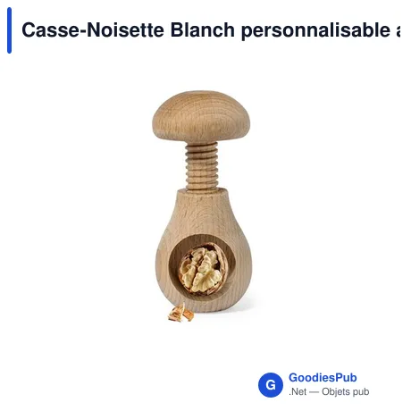 Casse-Noisette Blanch personnalisable avec logo pour entreprises