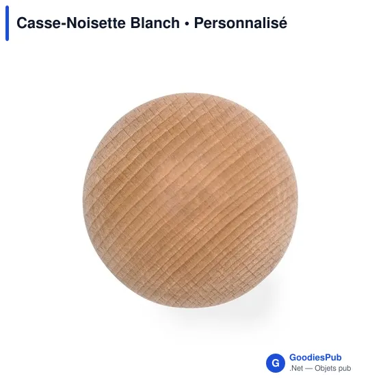 Casse-Noisette Blanch personnalisable avec logo pour entreprises - Image 2