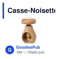 Casse-Noisette Blanch personnalisable avec logo pour entreprises - Miniature 3