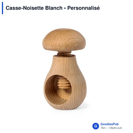 Casse-Noisette Blanch personnalisable avec logo pour entreprises - Image 3