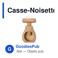 Casse-Noisette Blanch personnalisable avec logo pour entreprises - Miniature 4