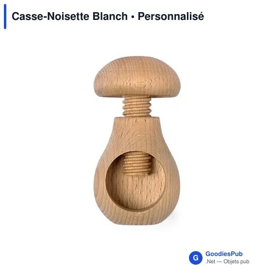 Casse-Noisette Blanch personnalisable avec logo pour entreprises - Image 4