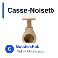 Casse-Noisette Blanch personnalisable avec logo pour entreprises - Miniature 5