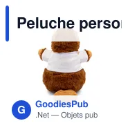 Peluche personnalisable Castor avec logo - Gavin - Miniature 4