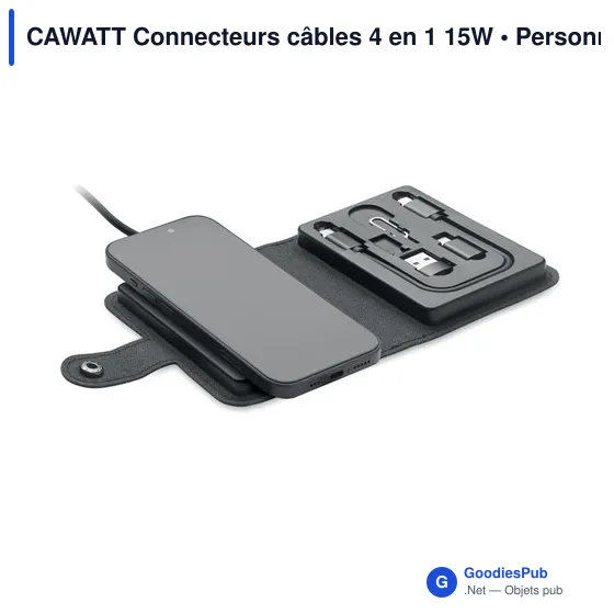 CAWATT Connecteurs câbles 4 en 1 15W - Image 2