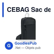 CEBAG Sac de poitrine en 600D RPET - Miniature 1