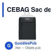 CEBAG Sac de poitrine en 600D RPET - Miniature 3