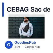 CEBAG Sac de poitrine en 600D RPET - Miniature 4