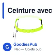 Ceinture avec Porte Numero Varux - Miniature 3