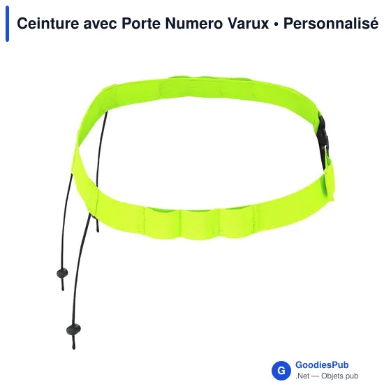 Ceinture avec Porte Numero Varux - Image 3